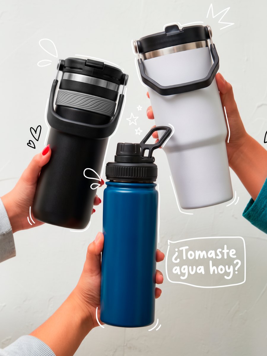 ¿Tomaste agua hoy? — Botellas y Termos