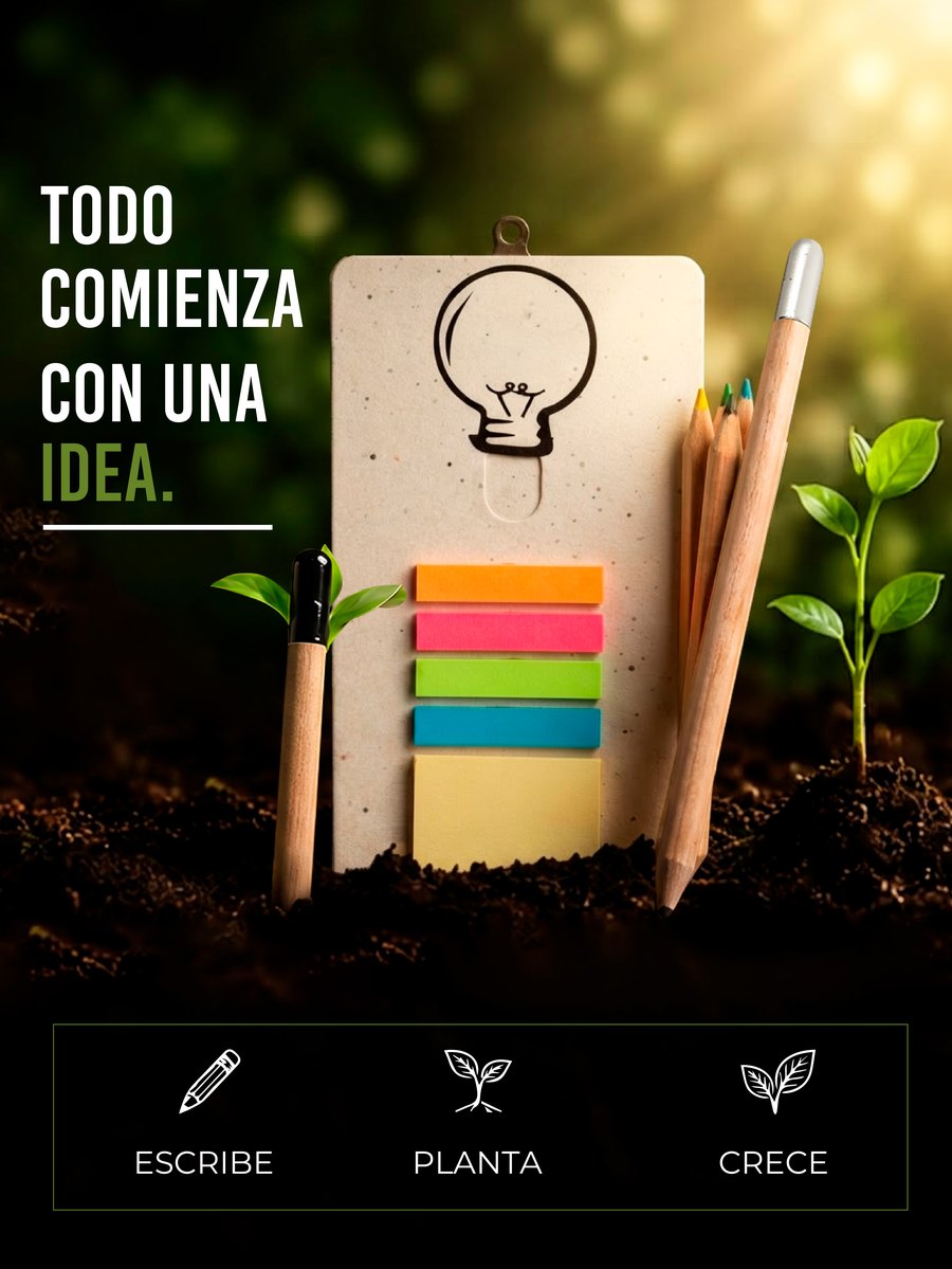 Todo comienza con una idea — Productos Ecológicos